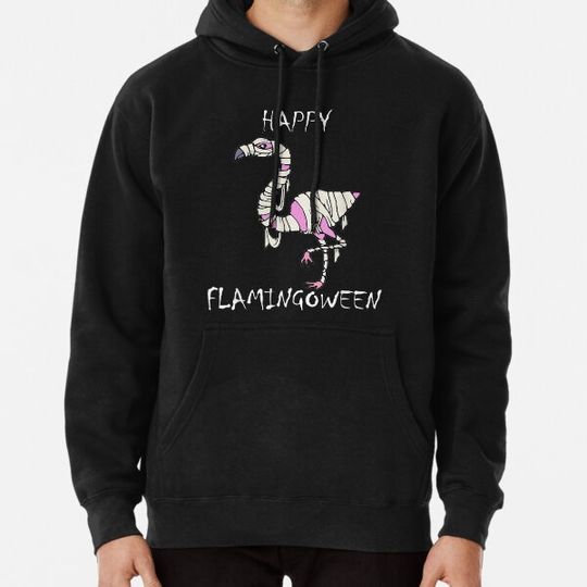 Discover Flamingoween Funny Halloween Flamingo Hoodies