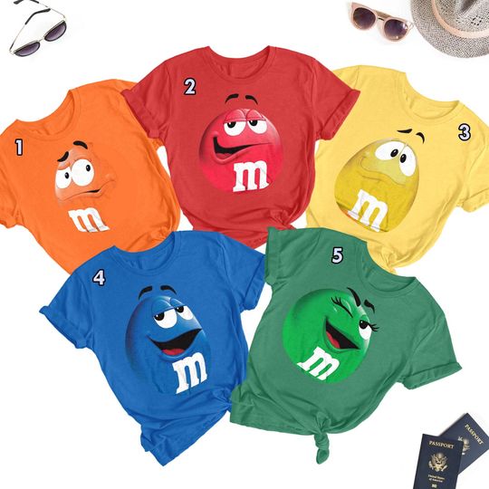 Discover Candy Group Matching Family Shirt, Candy Fruit Chews Matching T-Shirt, Chocolate Party Group Costume Shirt