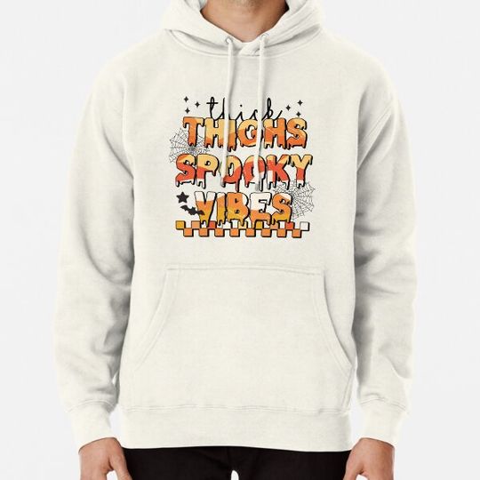 Discover Thick Thighs and Spooky Vibes Hippie Halloween. Halloween. Hoodies