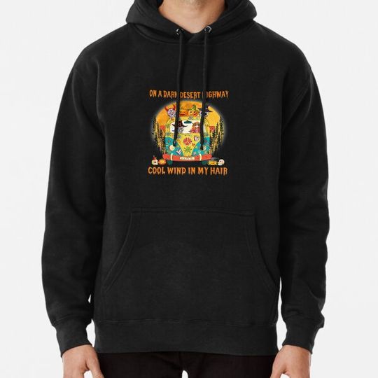 Discover Hippie Riding Brooms Halloween Hoodies