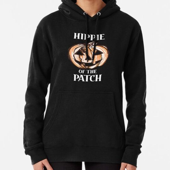 Discover Halloween Painted Pumpkin HIPPIE Of The Patch Family Jack O Lantern Hoodies