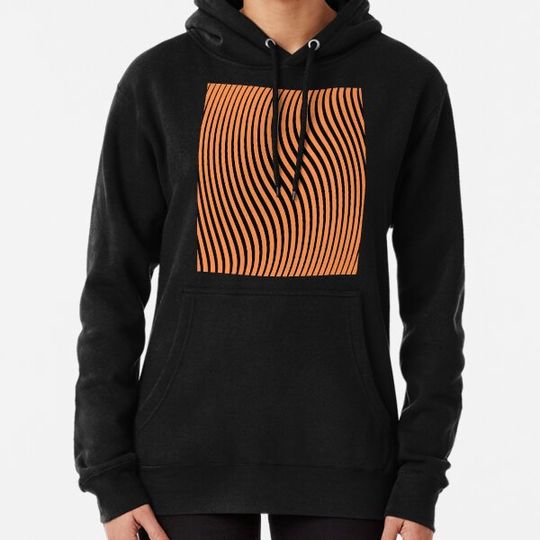 Discover halloween stripes, orange, black Hoodies