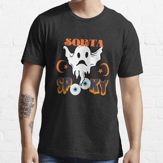 Discover Funny Halloween Fall Pumpkin Flower Sorta Sweet Sorta Spooky T-shirts