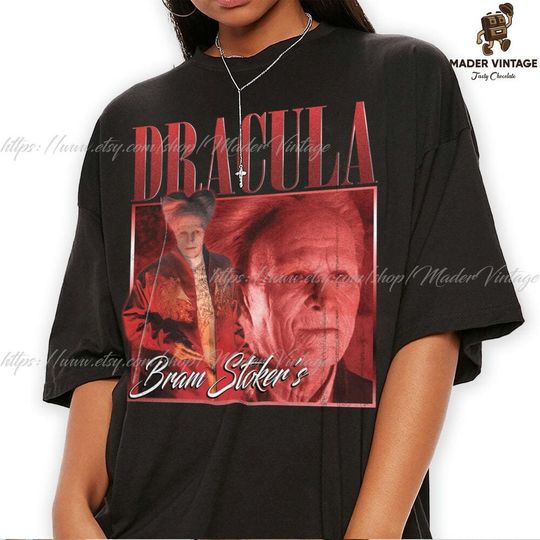 Discover Dracula Bram Shirt, Stoker Love Never Dies, Vampire Horror Movie, Halloween Movie Sweatshirt,Homage Bootleg Tee,Bram Stoker's Dracula Hoodie