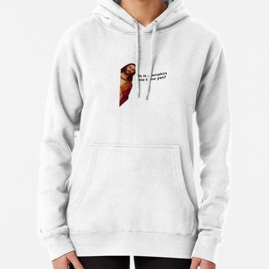 Discover Jesus Halloween Meme Trick Or Treat Funny Pumpkin Pie Hoodies