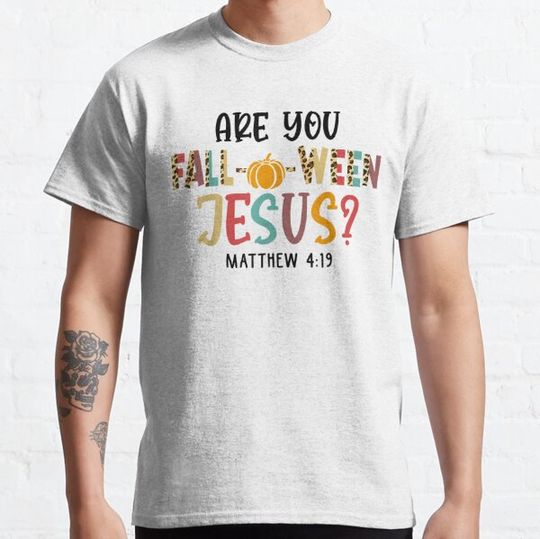 Discover Are You Fall-O-Ween Jesus Halloween Christian Pumpkin T-shirts