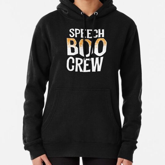 Discover Speech Boo Crew Teacher T-Shirt Language Halloween School Hoodies