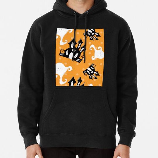 Discover Happy Halloween ghosts pattern Hoodies