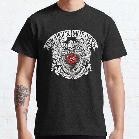 Discover Dropkick skull black tee T-shirts