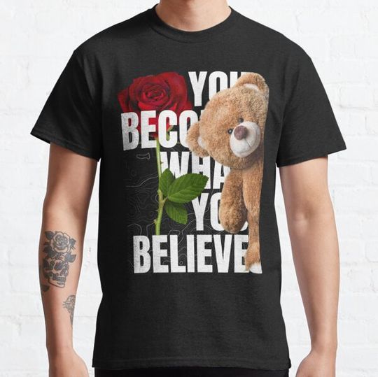 Discover Typography Quotes Bear Design T-shirt T-shirts