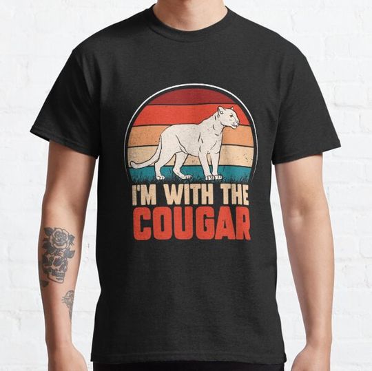 Discover I'm with the cougar T-shirts