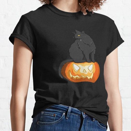 Discover Pumpkin Cat T-shirts