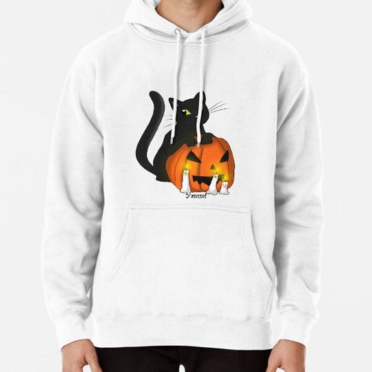 Discover Pumpkin Cat 2 Hoodies