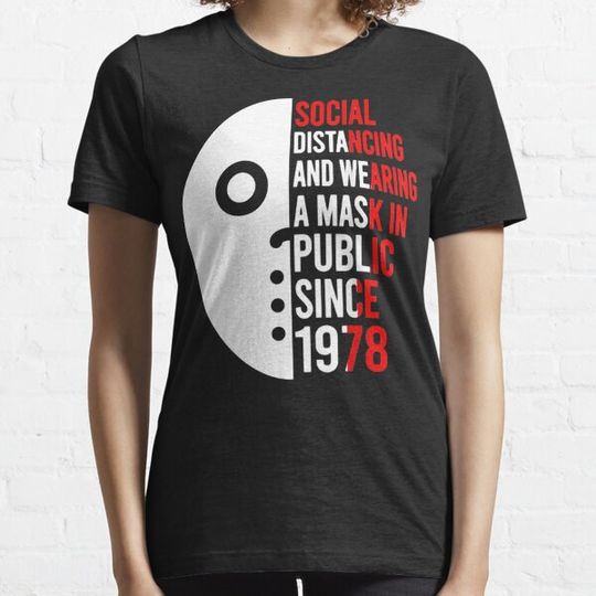 Discover Funny Gift Michael Myers Social Distancing And Wearing A Mask In Public Since 1978 Halloween T-shirts