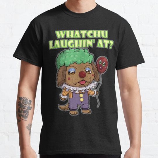 Discover Clown Golden Retriever Puppy | Halloween Puppy | Dark-Gold T-shirts