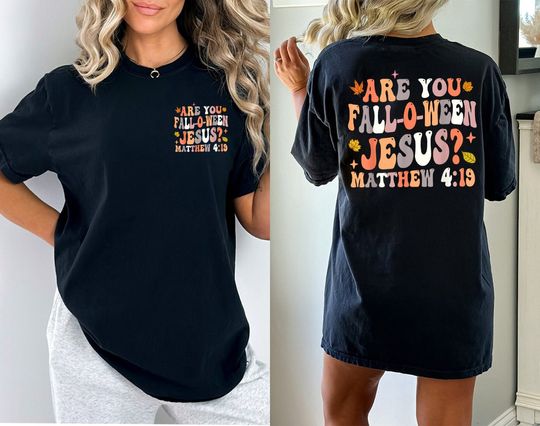 Discover Falloween Jesus Unisex Shirt - Christian Fall Apparel