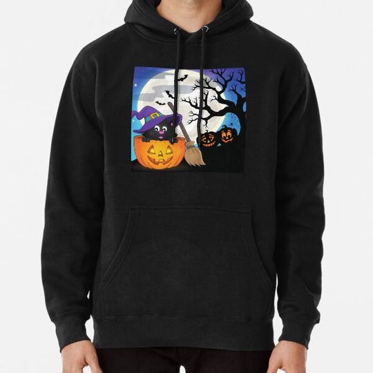 Discover Cat Buckle up buttercup you just flipped my witch switch, Funny Gift For Hollowee Lovers Hoodies