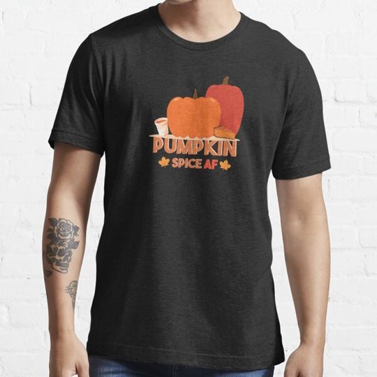 Discover Pumpkin Spice Af Funny Men Husband Apparel Halloween Gift T-Shirt For Men Womens Girls, Halloween Long Sleeve, Sweatshirt, Hoodie T-shirts