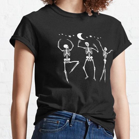 Discover Halloween Party Dancing Skeleton T-shirts