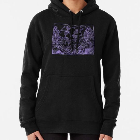 Discover Dance of Death / Dance of macabre - violet print Hoodies