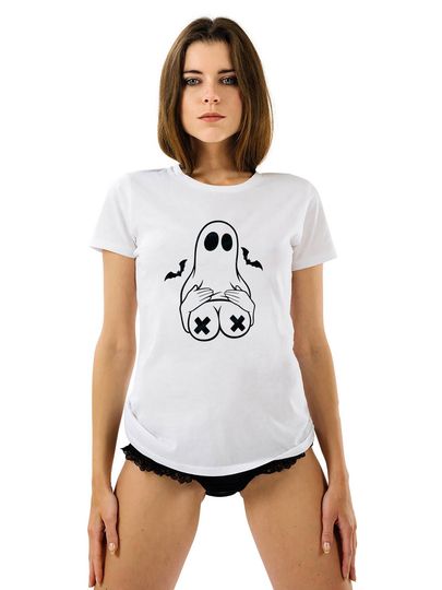 Discover Sexy Ghost Unisex T-shirt Sinner Gothic Witchcraft Occult Magic Supernatural Ouija Tshirt Novelty Fun Gift Cute Tee