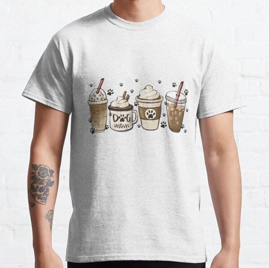 Discover Dog Mom Fall Coffee Shirt Halloween Christmas Shirt T-shirts