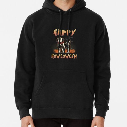 Discover Labradoodle Dog Scary Halloween gift Hoodies