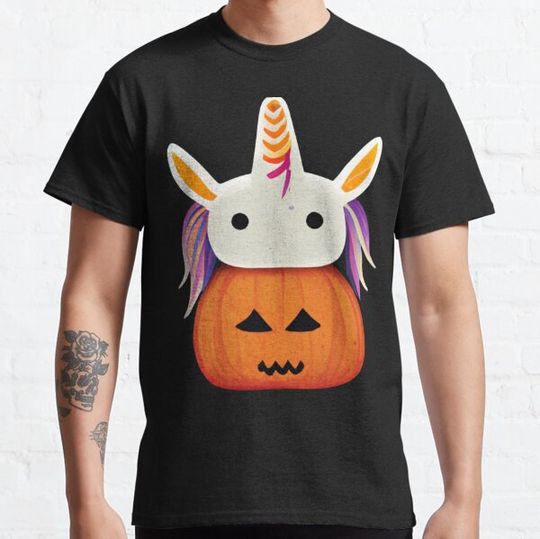 Discover Unicorn Pumpkin #4 T-shirts