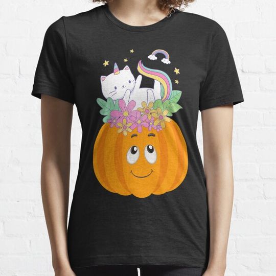 Discover pumpkin cute cat unicorn T-shirts