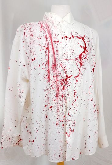 Discover Blood Spatter Shirt men's 3XL 36- 37
