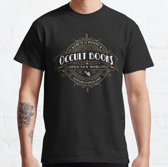 Discover Ash's Occult Books T-shirts