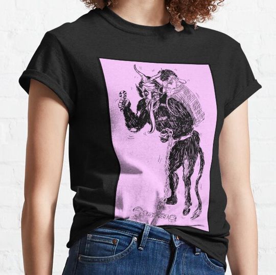 Discover Krampus in pink T-shirts