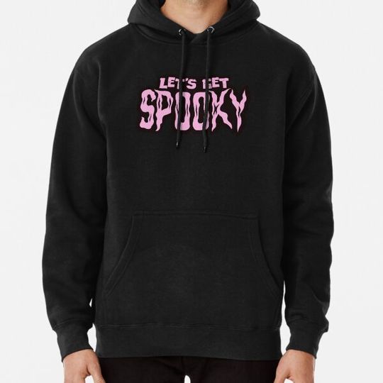 Discover Let's Get Spooky - Pastel Pink on Pink Hoodies