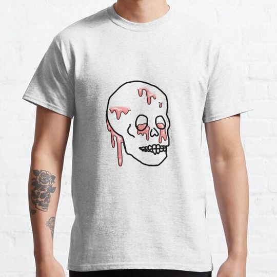 Discover Drippy Skull Pepto Bismol T-shirts