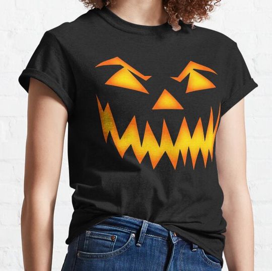 Discover Halloween Scary Evil Pumpkin Funny Pumpkin T-shirts