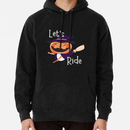 Discover Fun Halloween Pumpkin Ready to Ride Hoodies