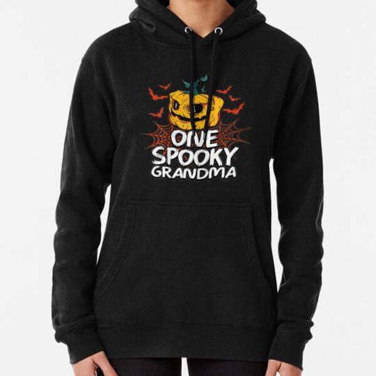Discover One Spooky Grandma Halloween Holiday Scary Pumpkin Hoodies