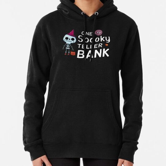 Discover One Spooky Teller Bank -Halloween Costume Party Hoodies