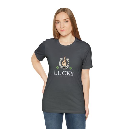 Discover Personalized Lucky T-Shirt Custom Printed Unisex T Shirts Blank T-Shirt Stag Hen Top