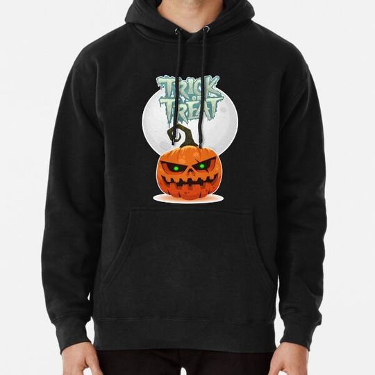 Discover Halloween scary evil pumpkin funny pumpkin head Hoodies