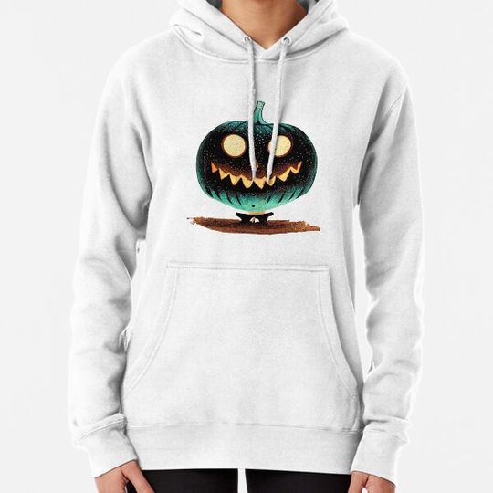 Discover halloween scary evil pumpkin funny pumpkin head Hoodies