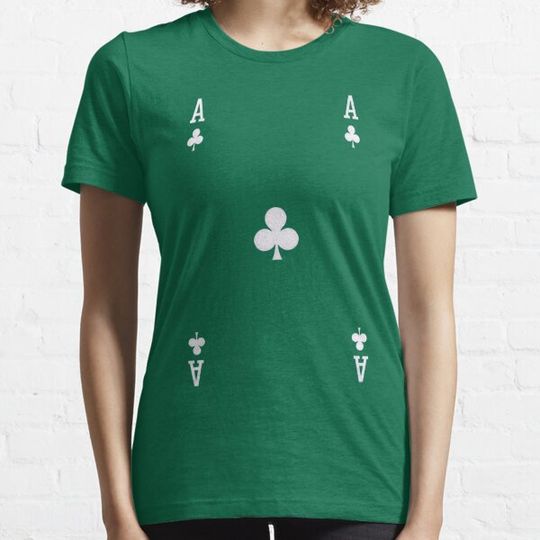 Discover Ace of Clubs Shirt| St. Patrick's Day T-Shirt| Deck Of Cards T-shirts