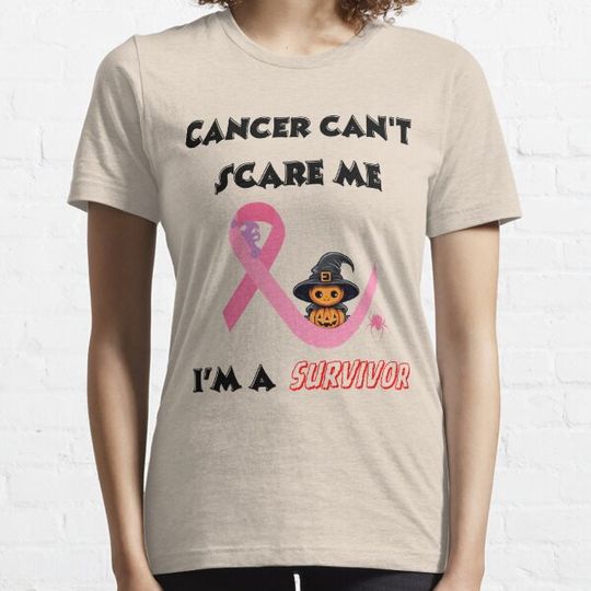Discover Halloween Pumpkin Cancer Survivor T-shirts