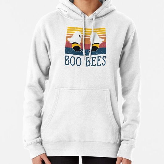 Discover Breast Cancer Halloween Boo-Bees gift for women Hoodies