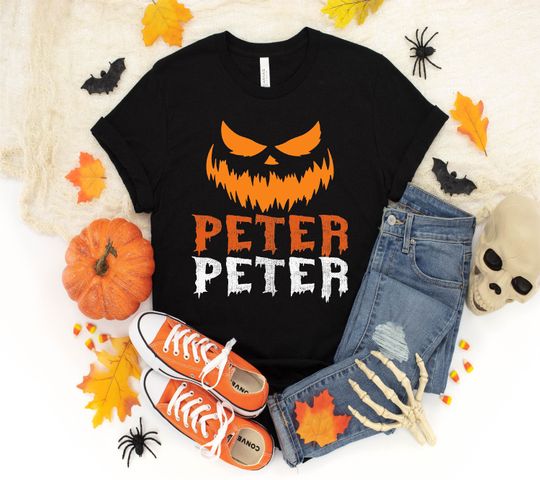Discover Mens Couples Halloween Costume Shirt Peter Peter Pumpkin Eater For Men Womens Girls, Halloween  Long Sleeve, Sweatshirt, Hoodie