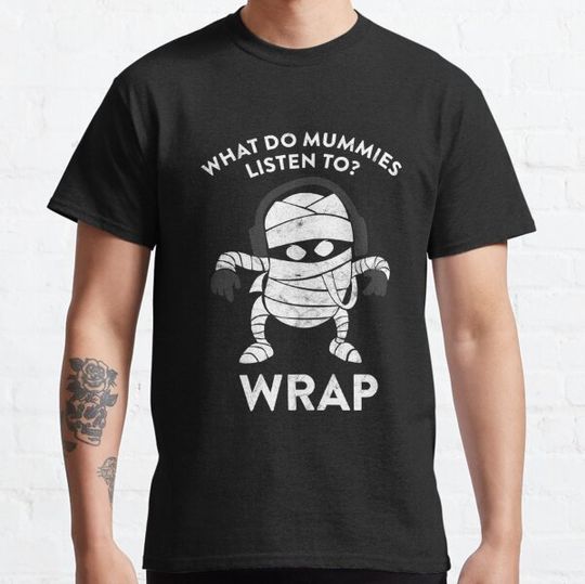 Discover Mummy type of music gift idea funny halloween T-shirts