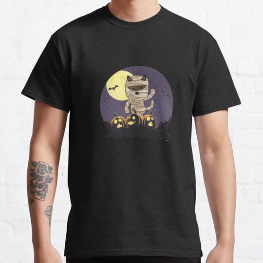 Discover Mummy Cat Halloween T-shirts