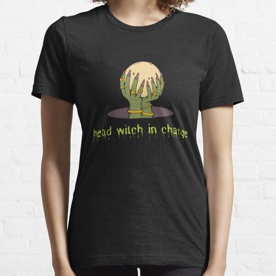 Discover Funny Halloween Costume for Women Head Witch In Charge Essential T-shirts