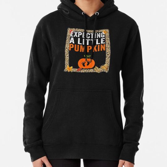 Discover Women Men Expecting Baby Pumpkin Halloween Funny Gift Hoodies
