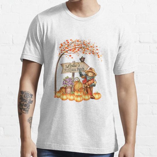 Discover Lollie39;s Pumpkin Patch Fall Halloween Grandma Family T-Shirt T-shirts